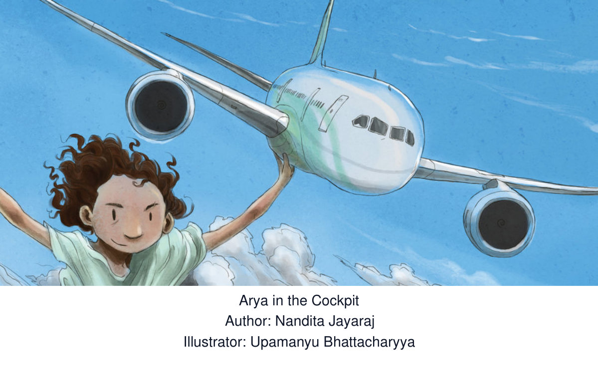 Arya in the Cockpit